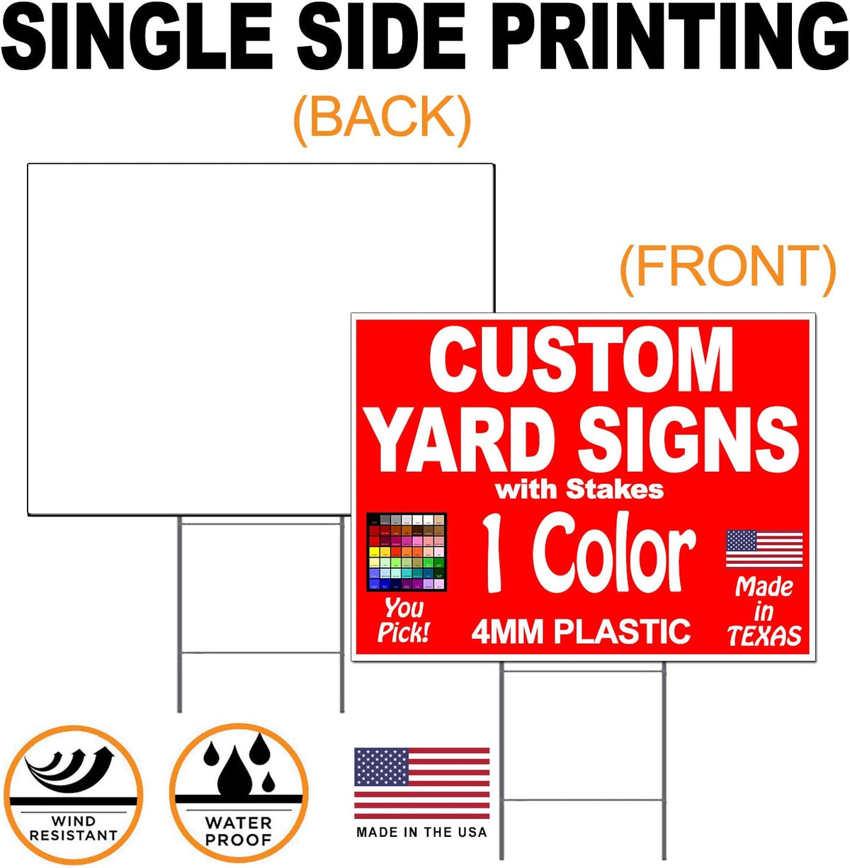 18" x 24" Yard Signs V781