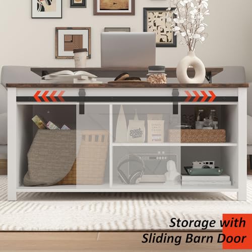 Black Lift Top Coffee Table with Storage X979