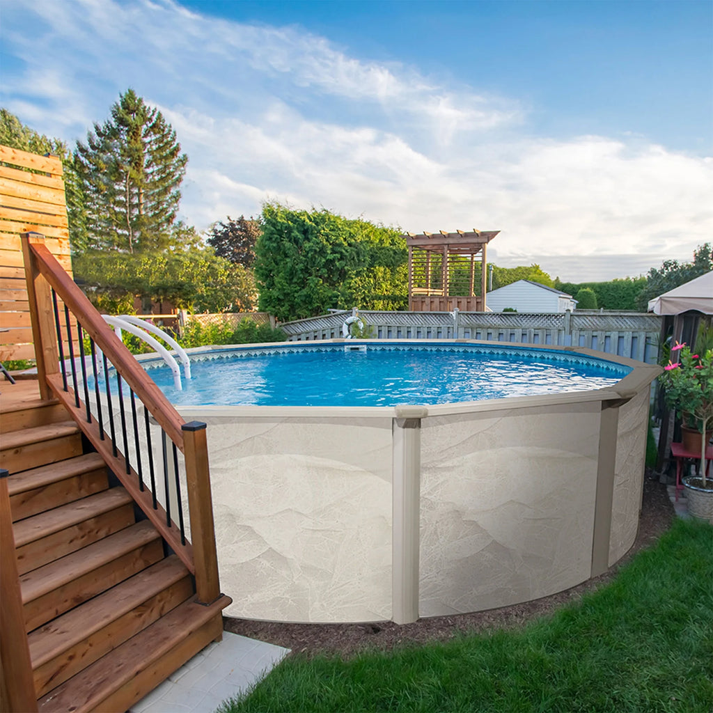 18'x52 Above Ground Pool with Filter, Ladder, Liner, Skimmer W370