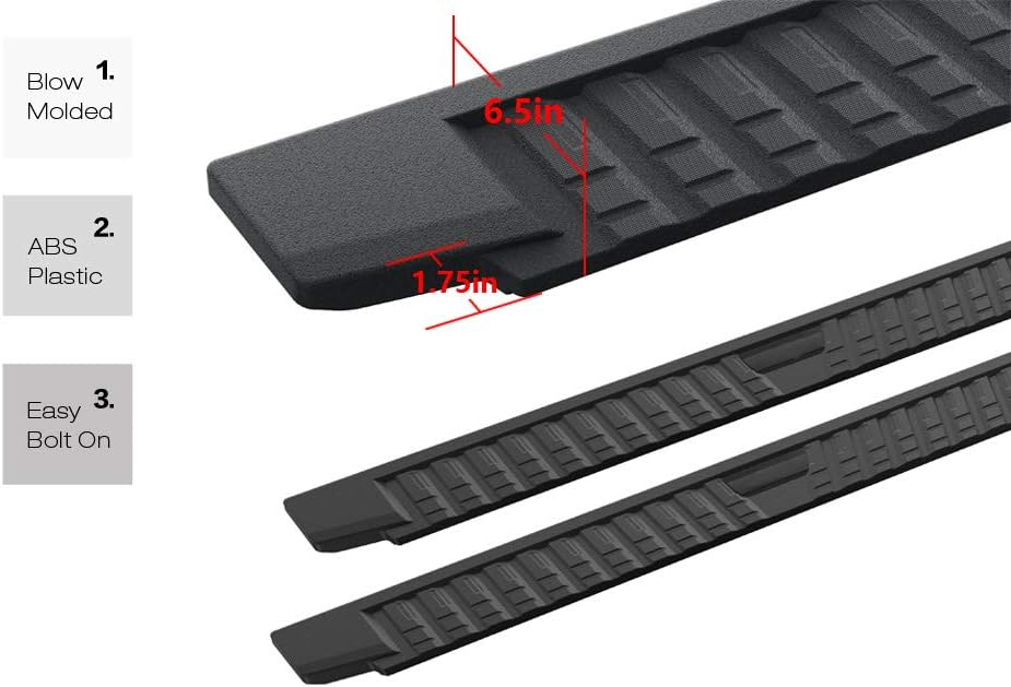 Blow Molding Running Boards Side Step for Crew Cab C99625