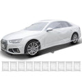 10pcs Clear Plastic Disposable Car Cover 22' x 12' L Q723