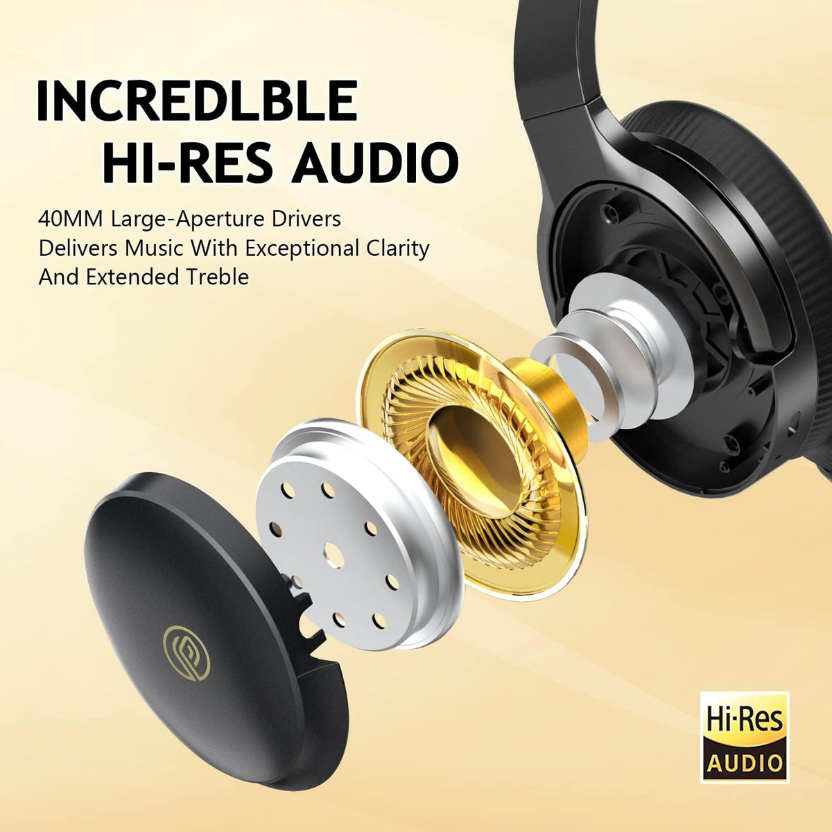 Wireless Over-ear Bluetooth Headphones with Microphone, Pack of 2 G97563