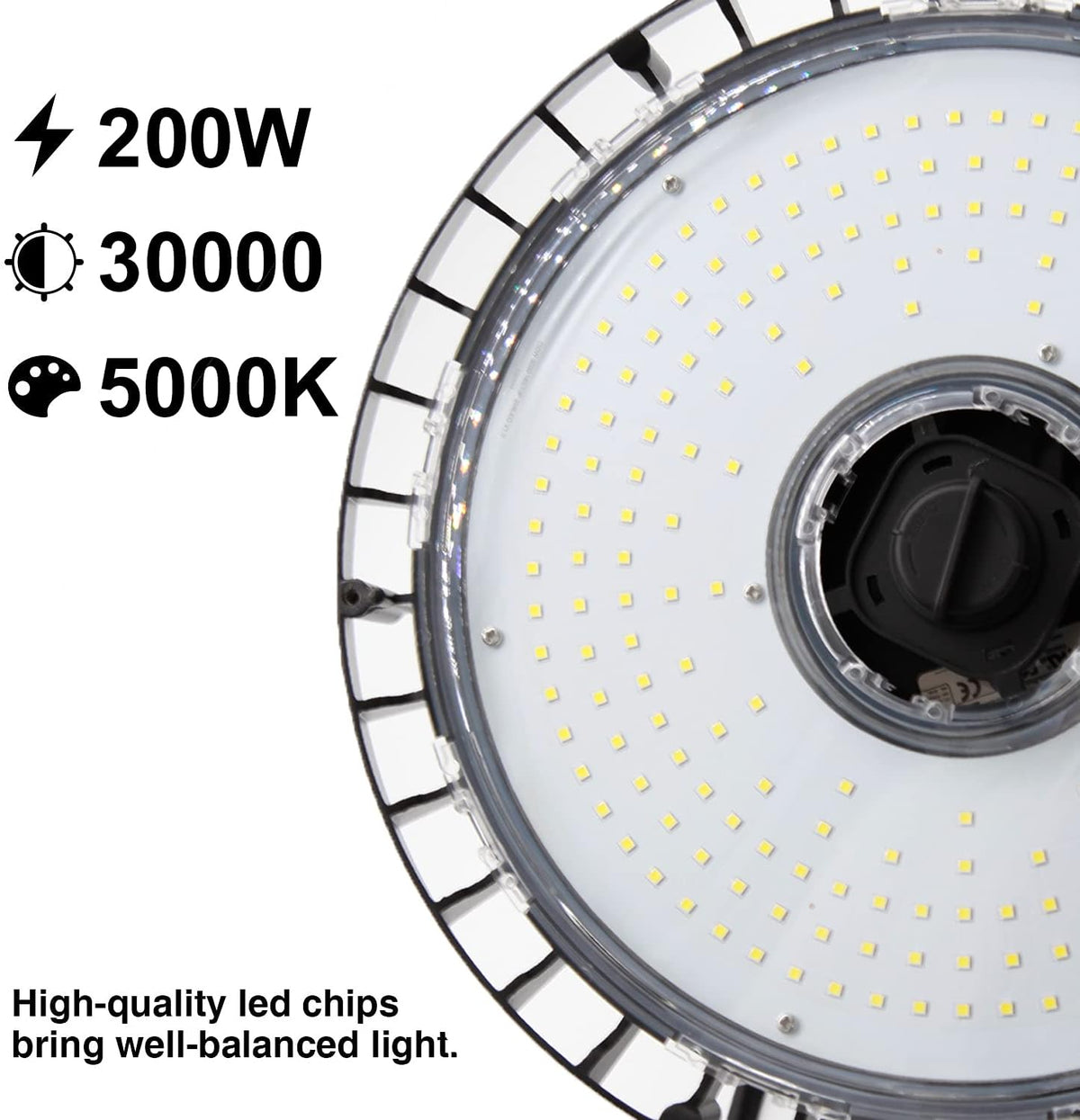 200W 5000K 30000 Lumen LED High Bay Light 8 Pack T5506