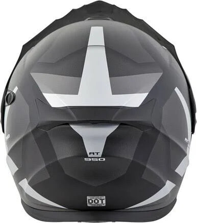 Matte Black Dual Lens Helmet E1946