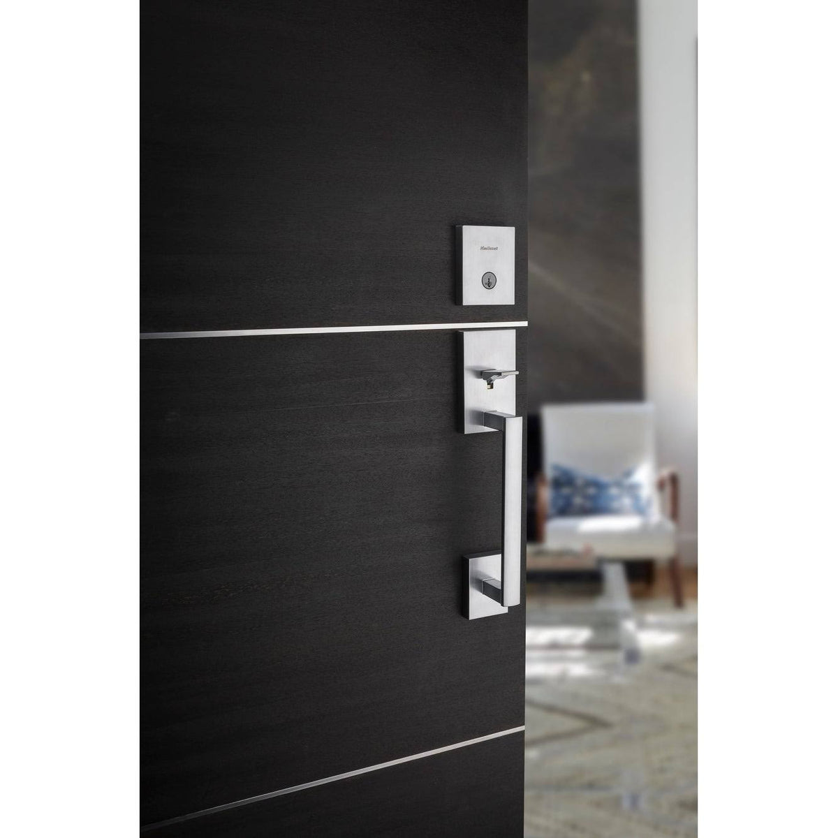Venetian Bronze Single Cylinder Keyed Entry Handleset with SmartKey L8207