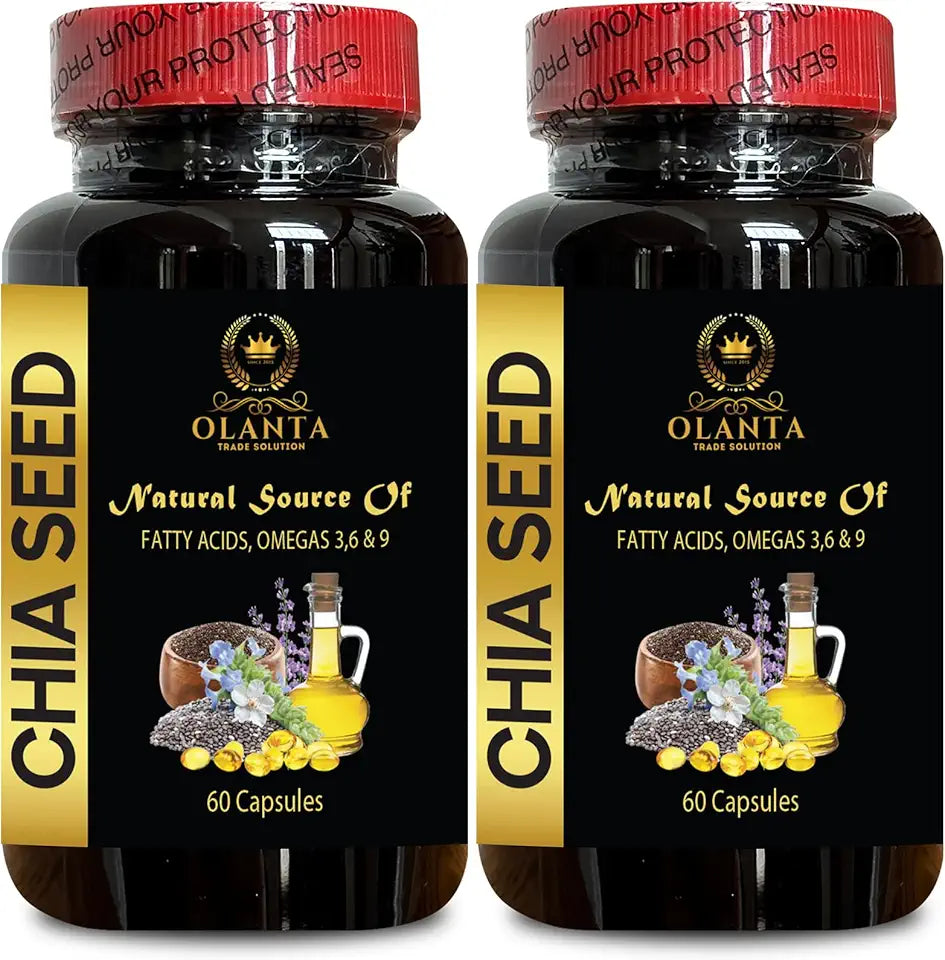 Organic Chia Seed Omega 3 Capsules P2597