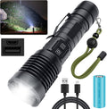 100000 High Lumens Rechargeable LED Flashlight L47797