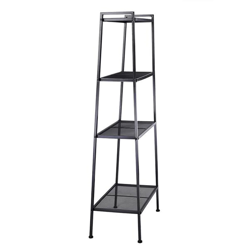 4-Tier Rustic Black Bookshelf L639211