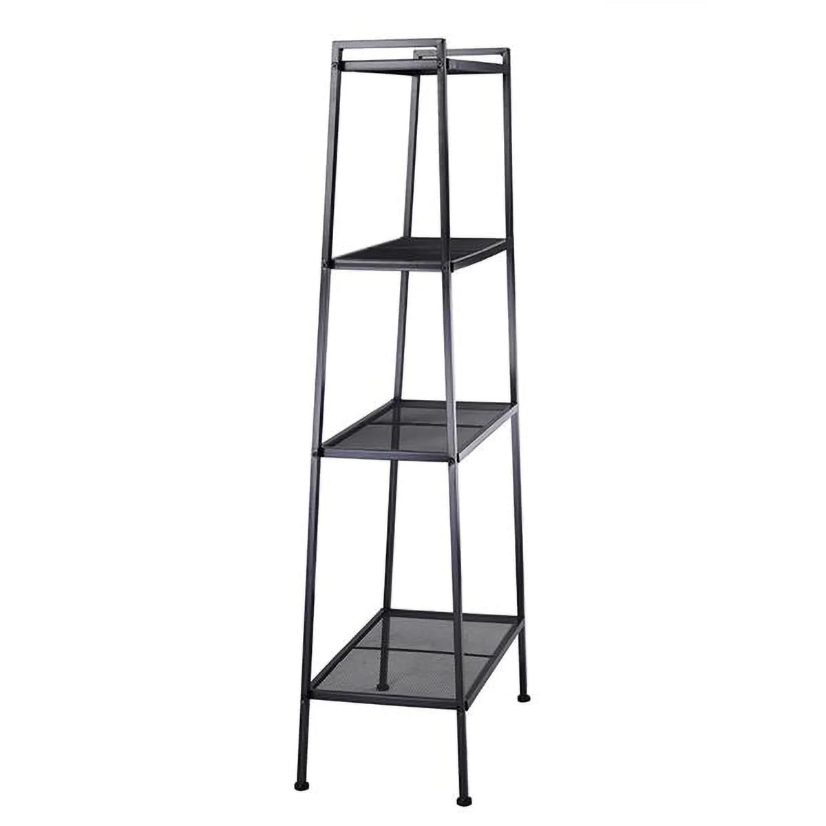 4-Tier Rustic Black Bookshelf L639211