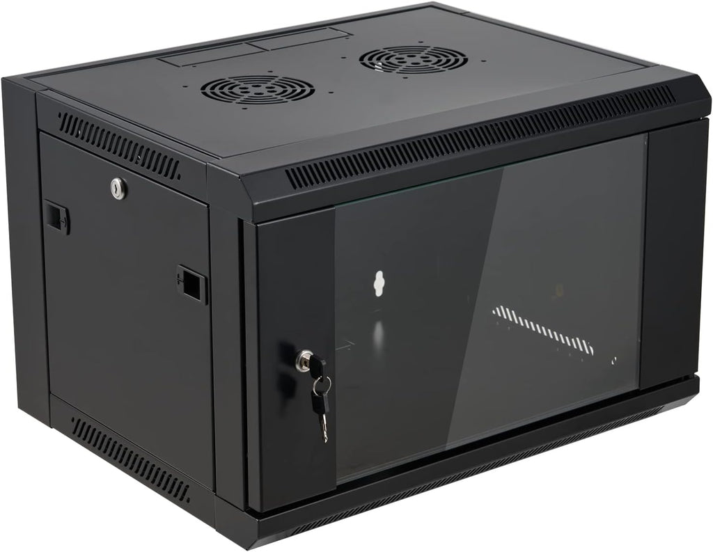 6U Wall Mount Server Cabinet Network Rack Enclosure D3871