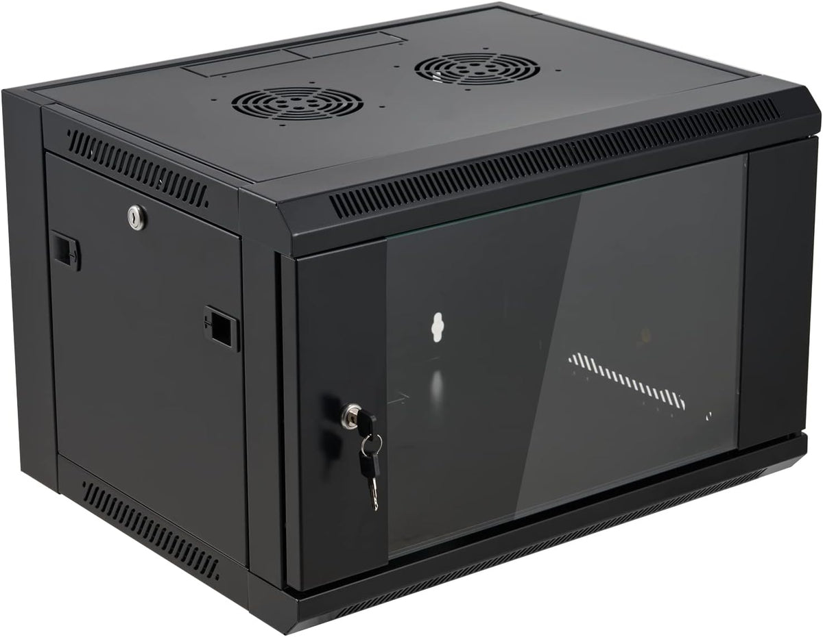 6U Wall Mount Server Cabinet Network Rack Enclosure D3871