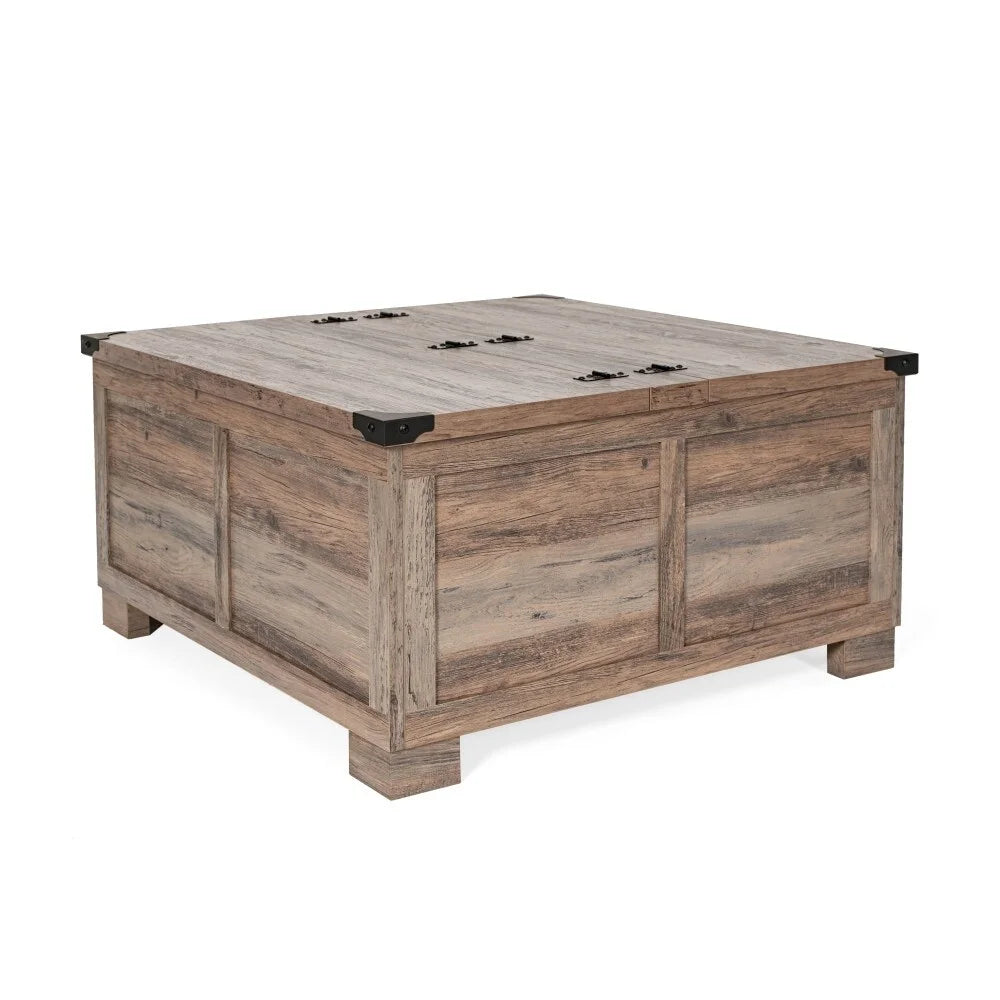 Farmhouse Coffee Table with Lift Top and Storage B685