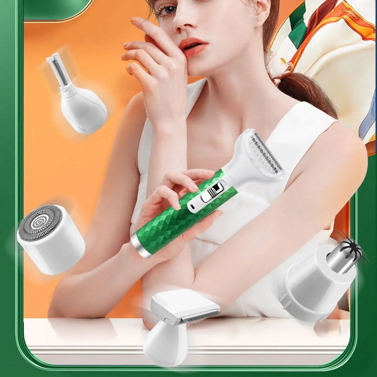 5 in 1 Cordless Wet & Dry Electric Razor Kit T567