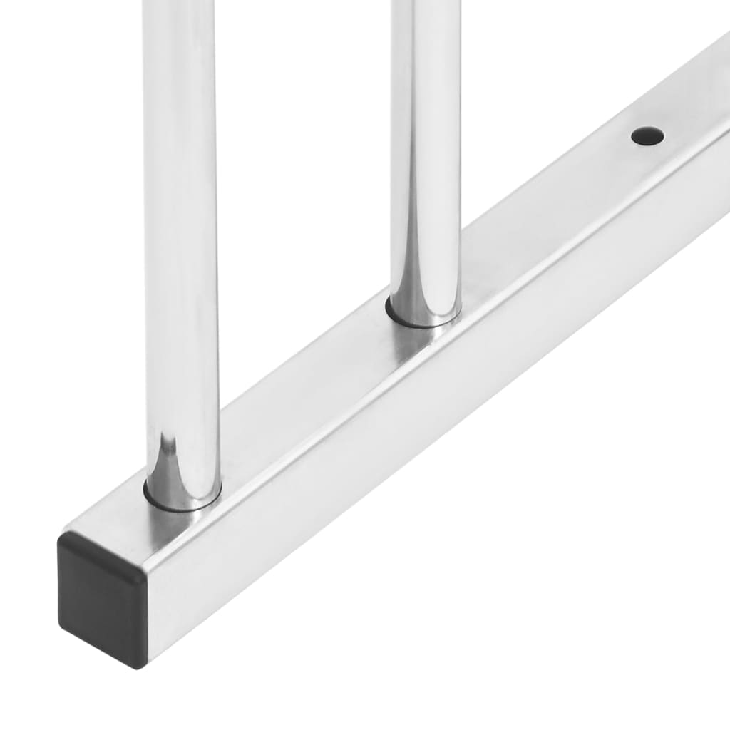 6 Bike Galvanized Steel Bike Rack Y589303