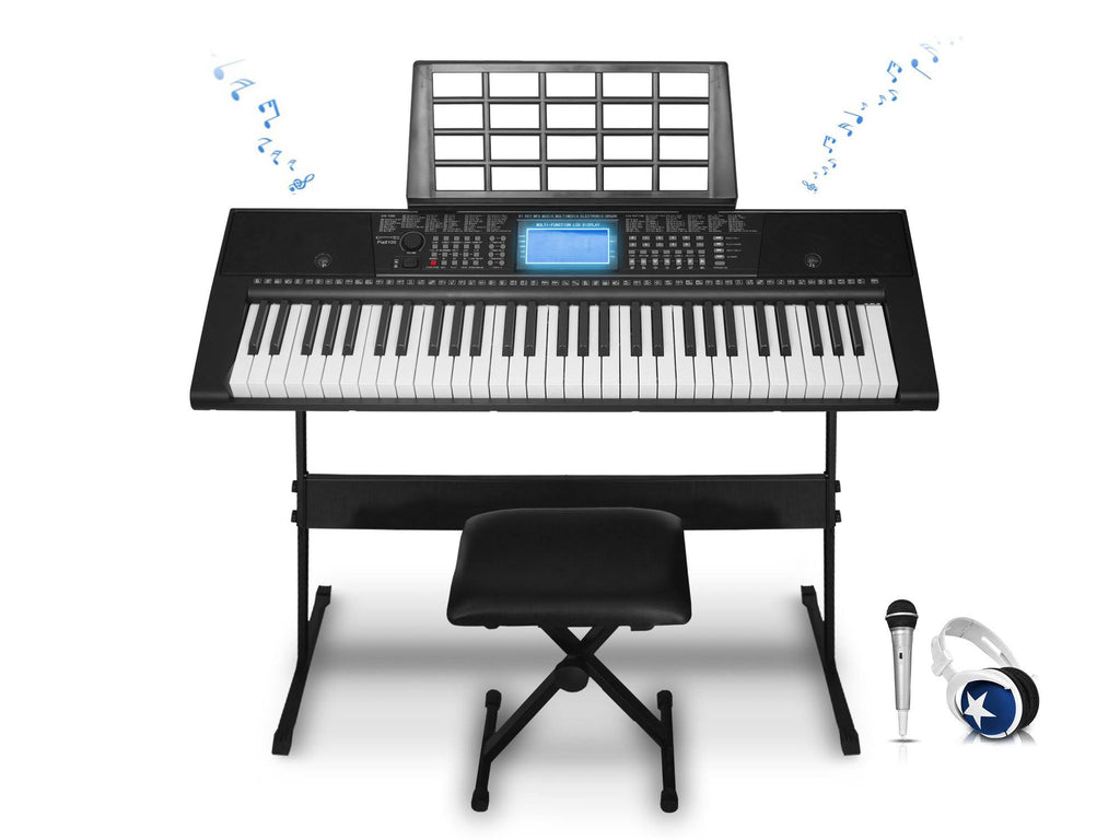 61 Key Electric Piano Keyboard Bundle D409