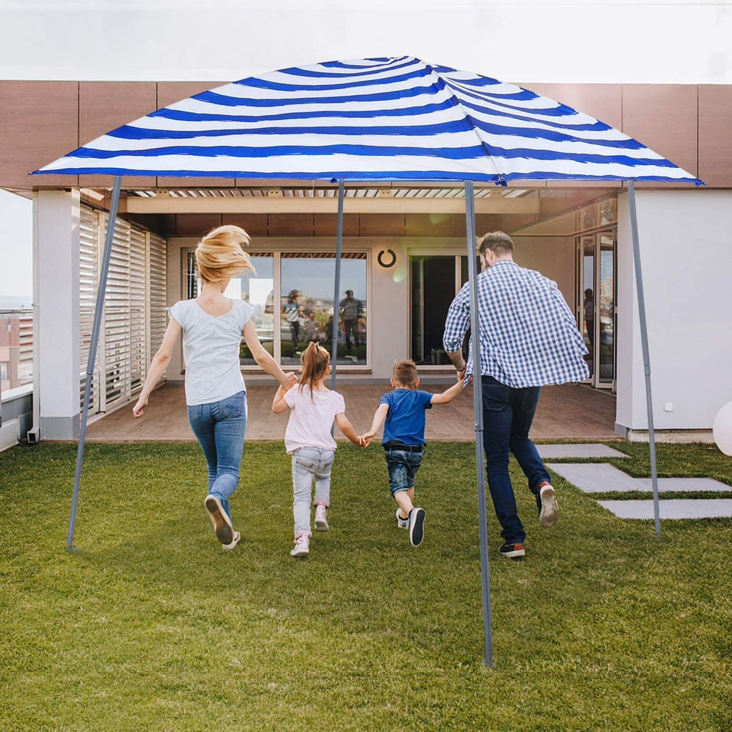 Blue Stripe Lightweight Slant Leg Canopy Tent R44367