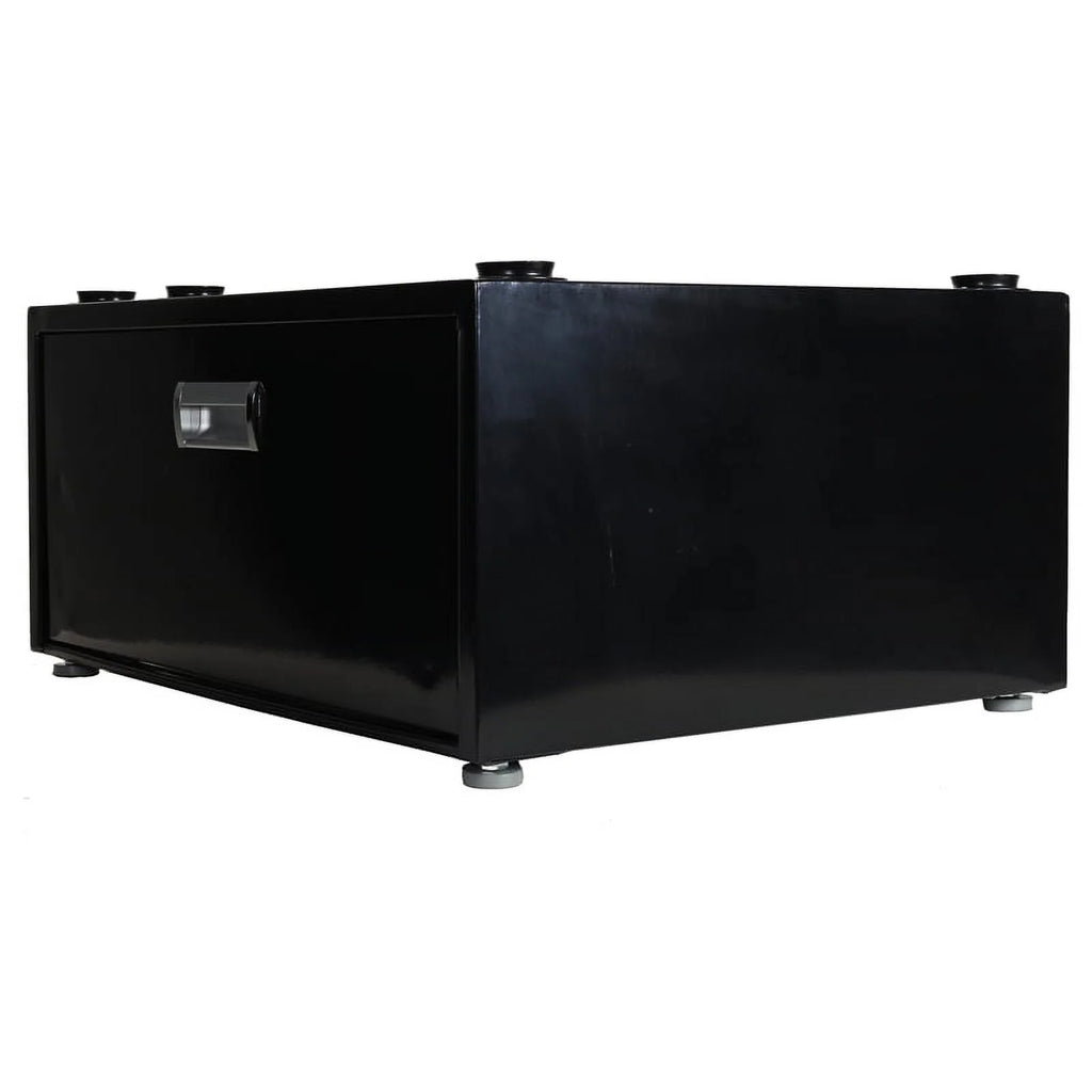 Black Laundry Pedestal with Drawer R425