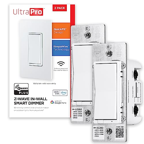 White In-Wall Smart Lighting Switch 2 Pack F913