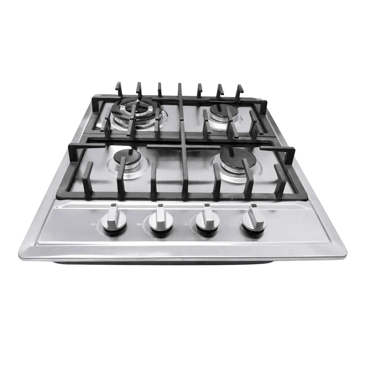 Stainless Steel 4-Burner Built-In Gas Cooktop F500