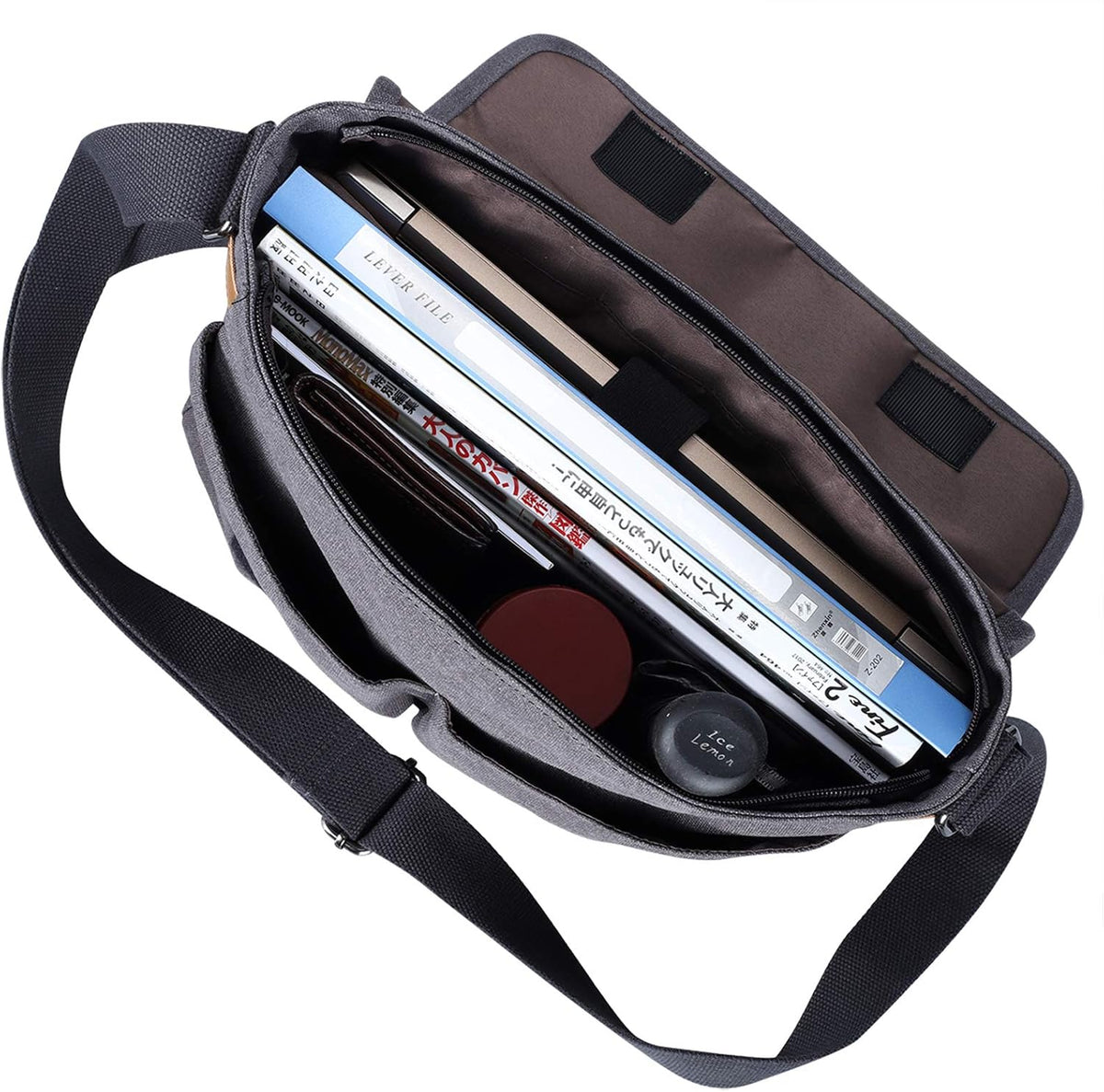 13-14 Inch Water Resistant Canvas Messenger Bag O1570