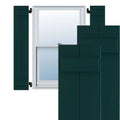 Black Composite Board-n-Batten Shutters (Per Pair) N4940