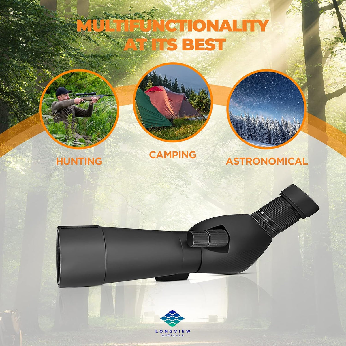 Bird Spotting Scope with Tripod and Phone Adapter Y47483