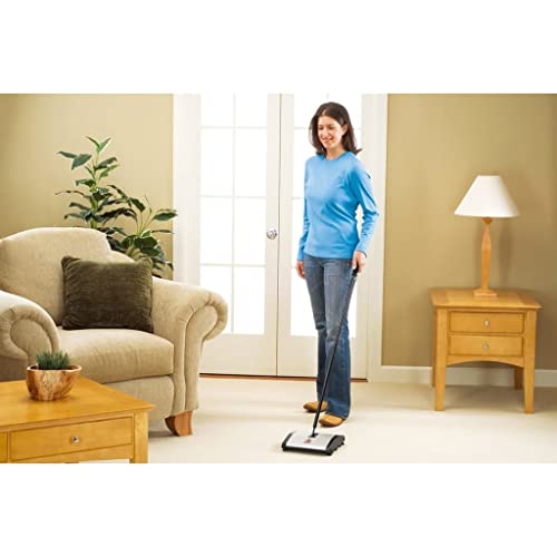 Natural Sweep Carpet and Floor Sweeper with Dual Brush Rotating System, 4.2 lb. A539320