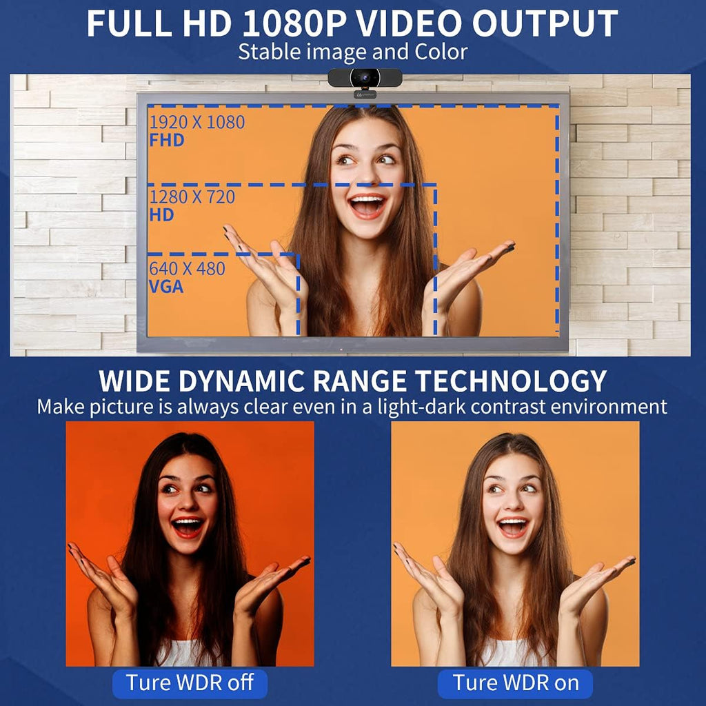 3 in 1 Full HD 1080P Webcam Q798