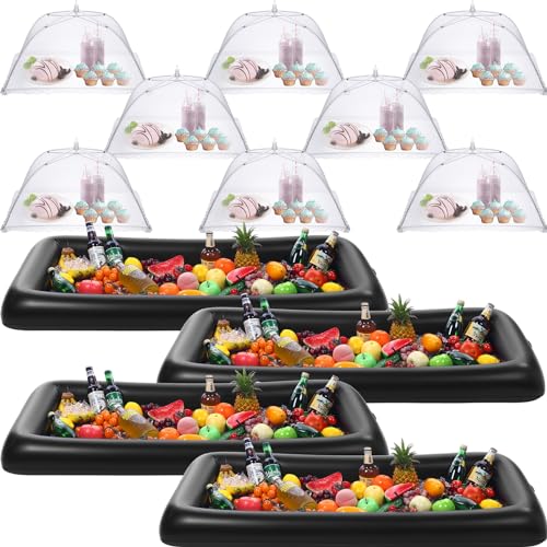 4 Pcs Inflatable Serving Bars with Drain Plug (Black) B751097