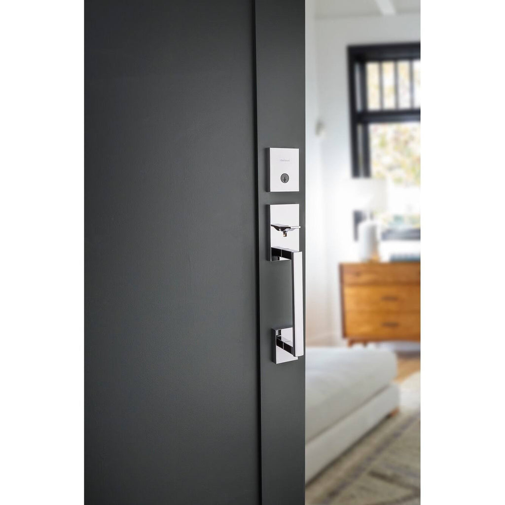 Venetian Bronze Single Cylinder Keyed Entry Handleset with SmartKey L8207