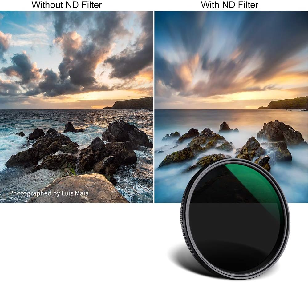 55mm Variable Neutral Density Filter ND8-ND2000, Pack of 2 A377768