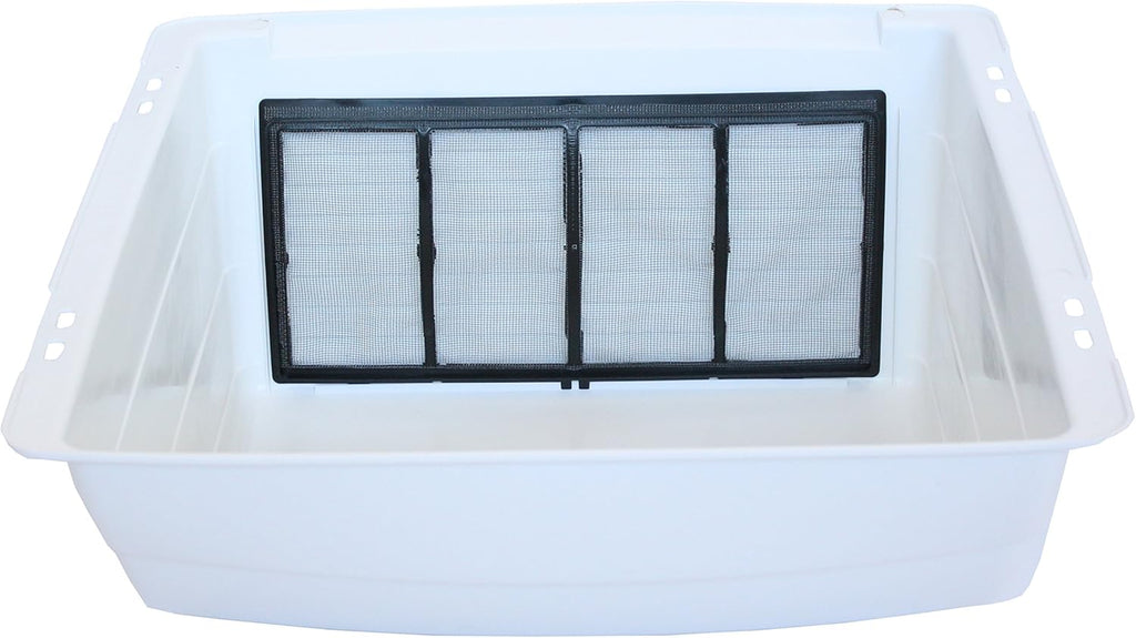 White Universal Roof Vent Cover for RV Camper Trailer Motorhome N88610