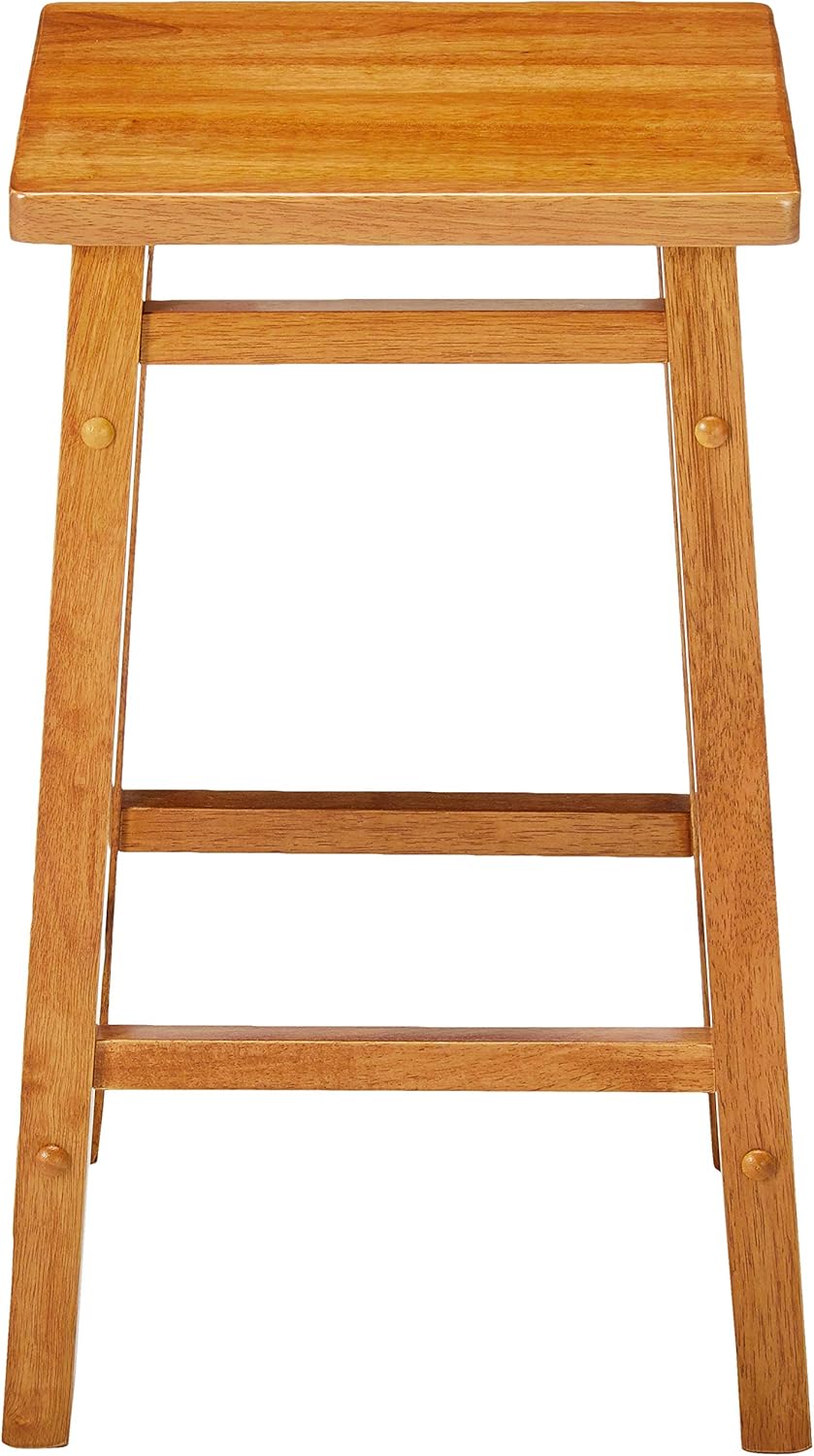 Teak Bar Stool, Pack of 2 F744536
