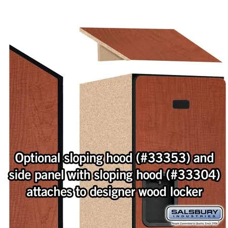 Cherry Wood Locker F78474