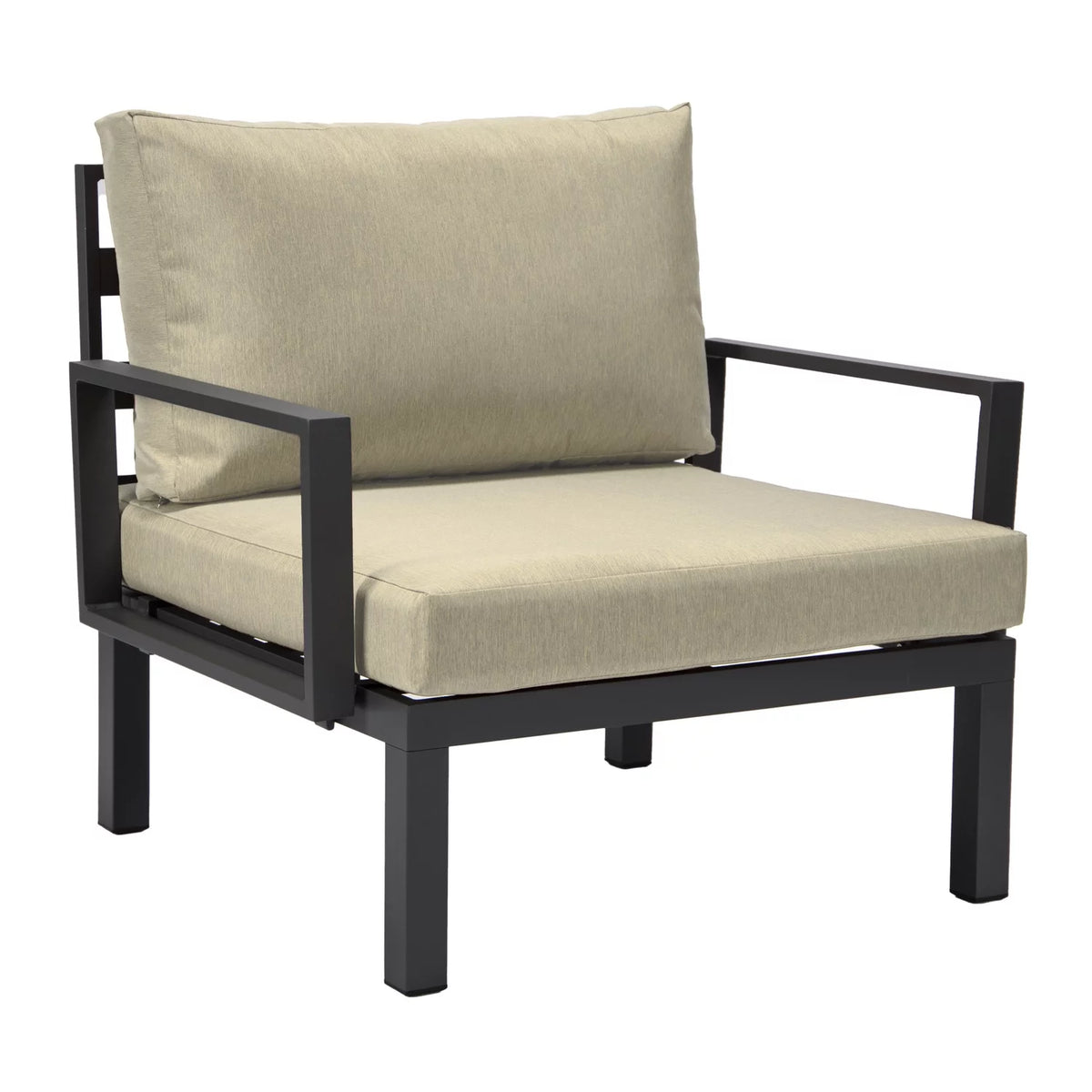 6-Piece Aluminum Patio Conversation Set With Cushions M45789