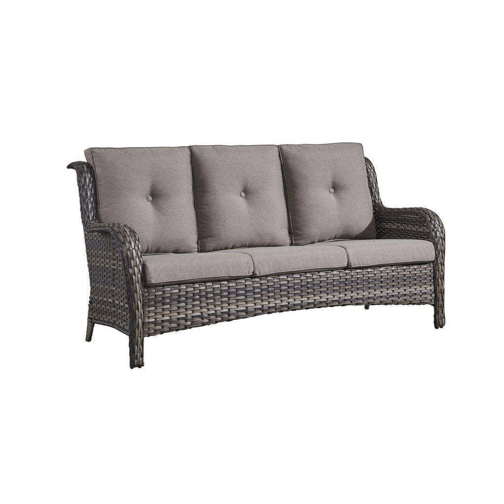 Rattan Wicker Sectional Sofa Set with Ottomans C933835
