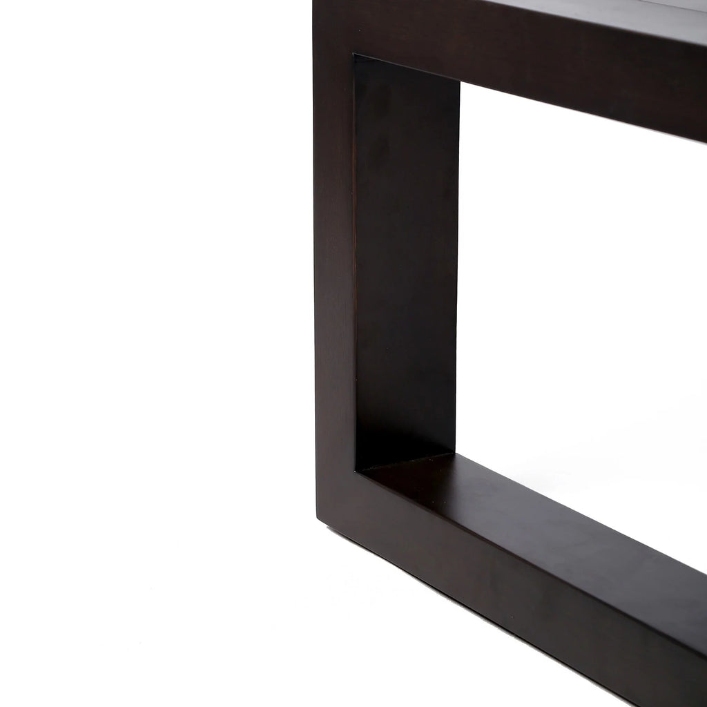 Dark Brown Wooden Outdoor Coffee Table M370222