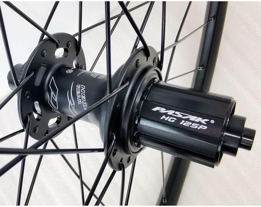 26/27.5/29 Inch Mountain Bike Wheelset Center Lock Disc Brake Quick Release Aluminum Alloy Rim Front and Rear Wheels 28 Holes V1599