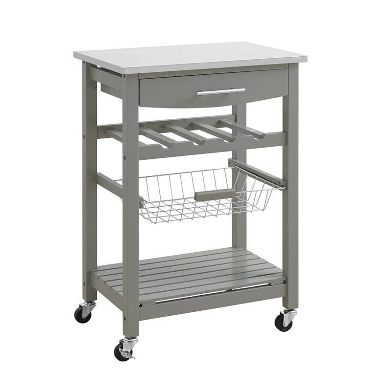 Gray Kitchen Cart K11471