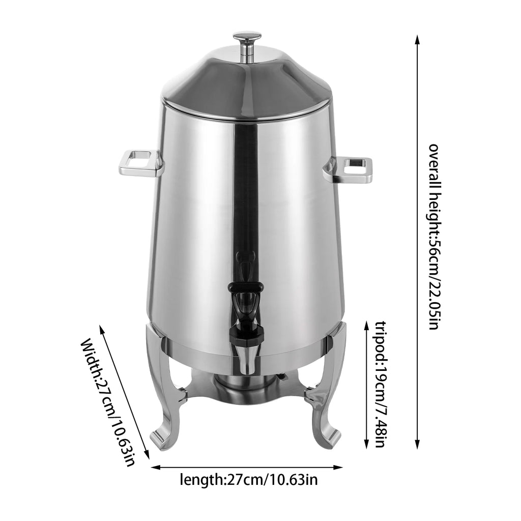 Electric Coffee Urn with Spigot 13L Stainless Steel O833