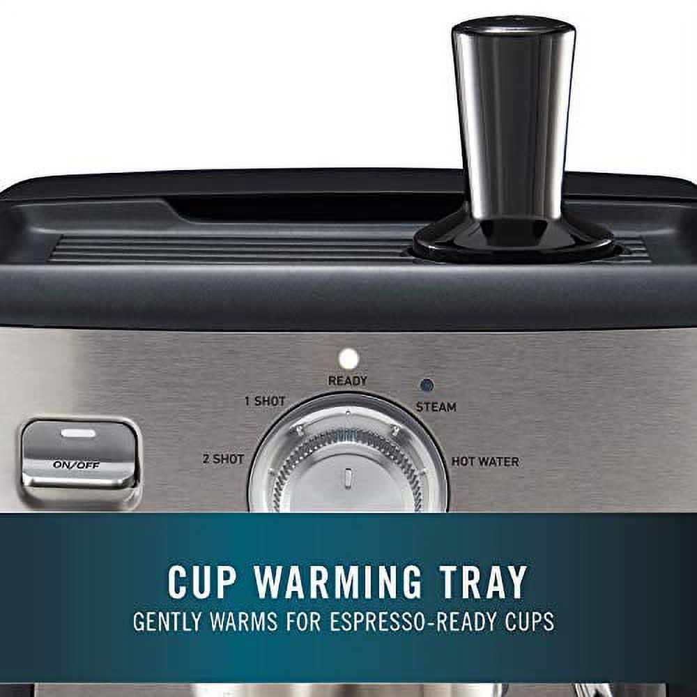 Stainless Espresso Machine with Steam Wand I4993