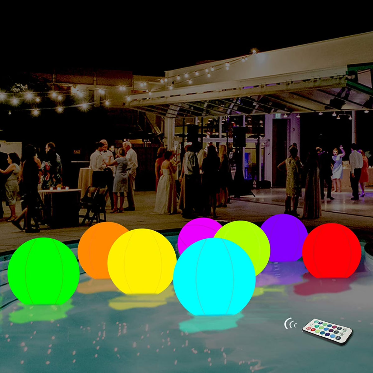 Glow Ball Inflatable LED Beach Ball with Remote S9939