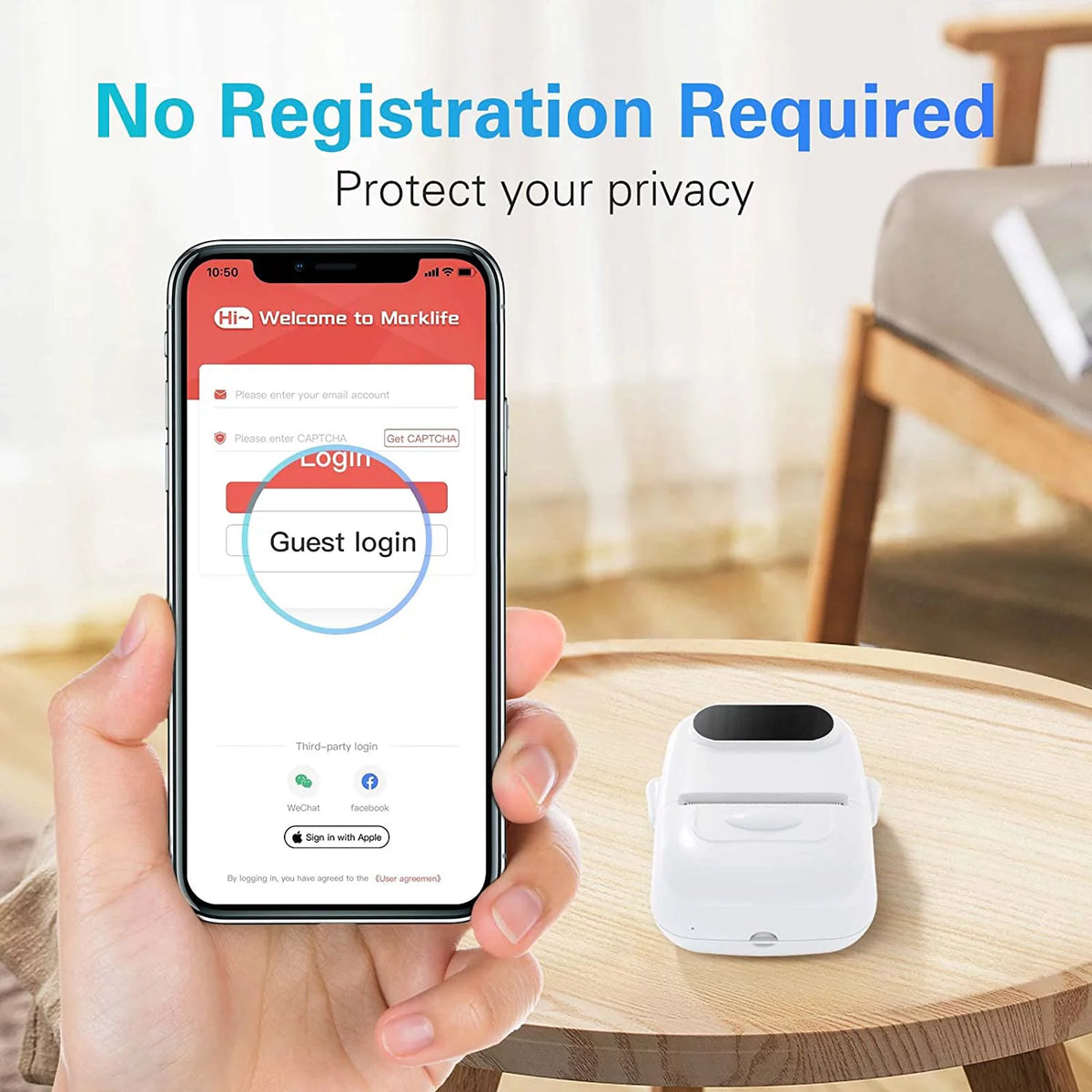 Mini Bluetooth Printer P7545
