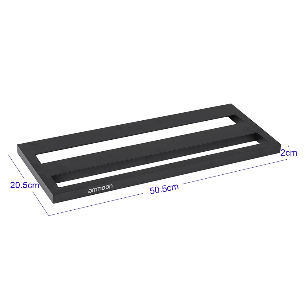 Portable Guitar Pedal Board Aluminum Alloy with Carrying Bag K4587