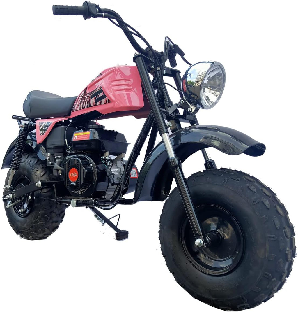 Pink 200cc Mini Trail Bike with Automatic Transmission and Pull Start M9025