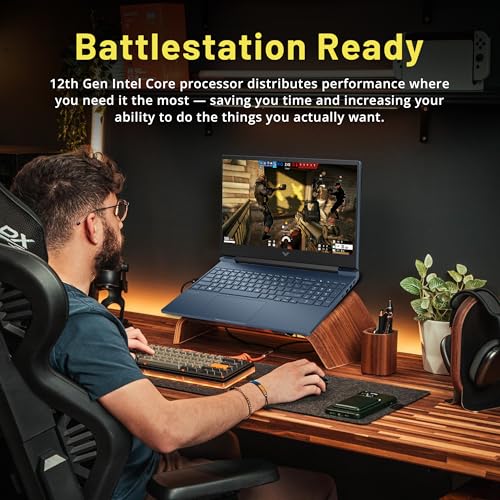 15.6" 144Hz FHD Gaming Laptop, Intel i5-12450H, 32GB RAM, 1TB PCIe SSD, NVIDIA GeForce RTX 3050, Backlit Keyboard, Win 11 Pro, Blue W335728