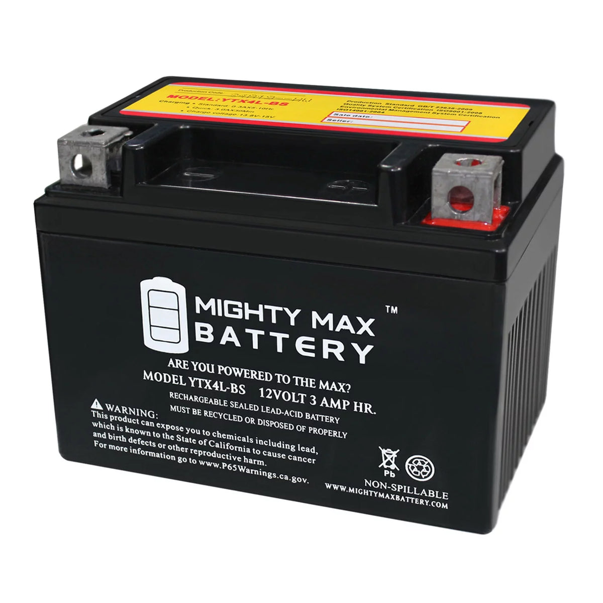 12V SLA Replacement Battery F9712