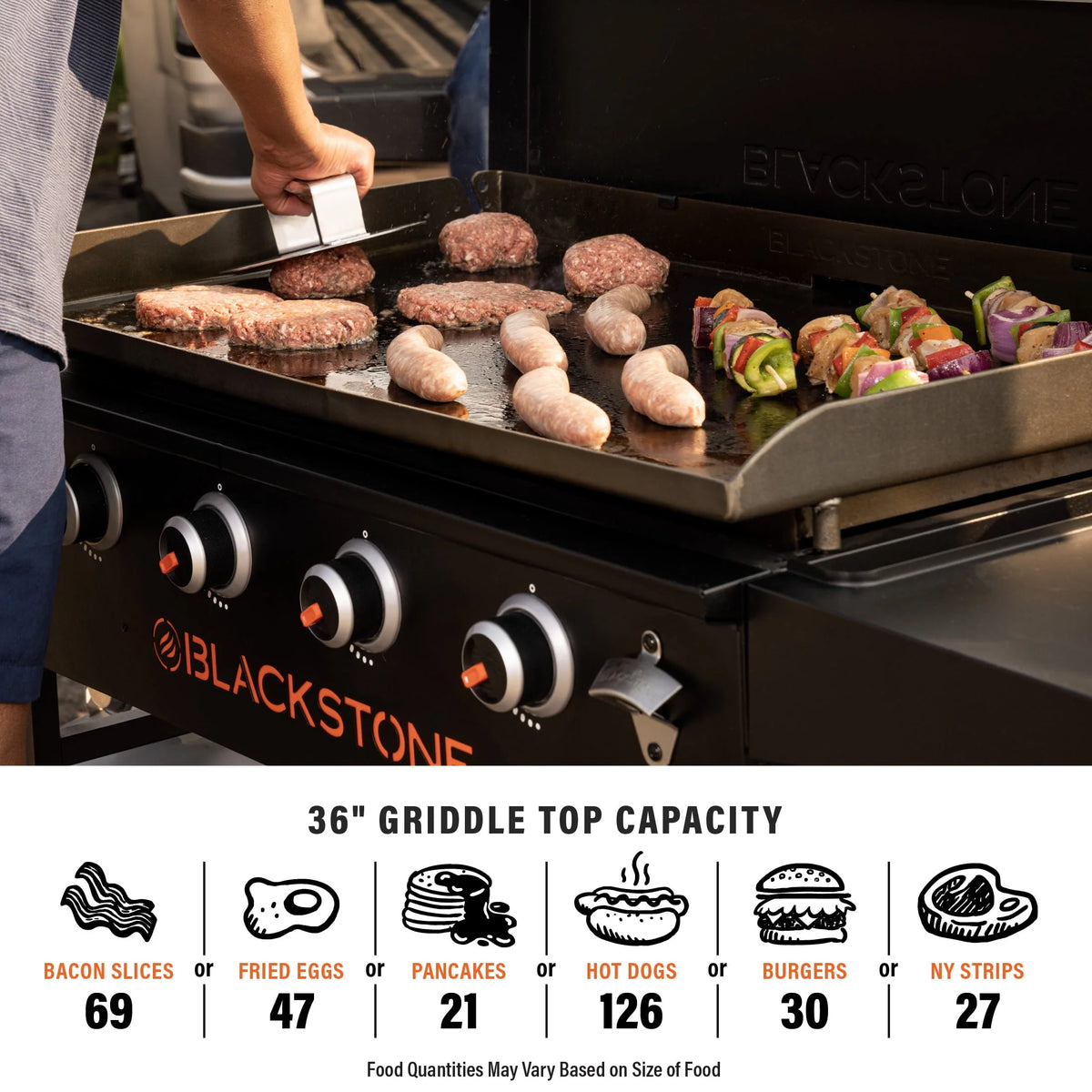 4-Burner Propane Griddle with Hard Cover S454770