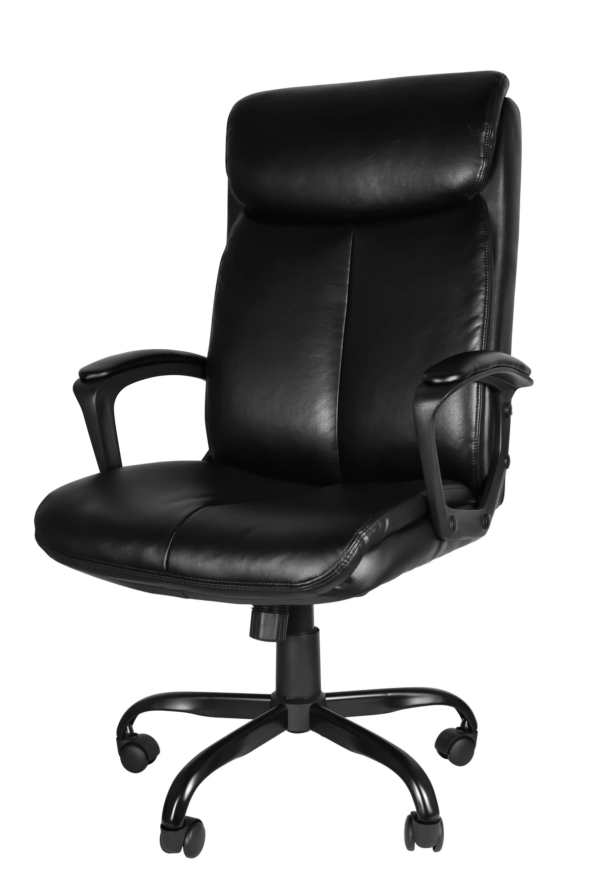 Black PU Leather Adjustable Swivel Office Desk Chair G21685