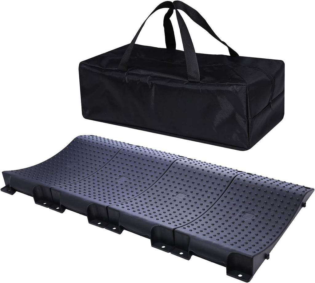 Yellow 4 Pack Tire Saver Ramps with Carrying Bag D380
